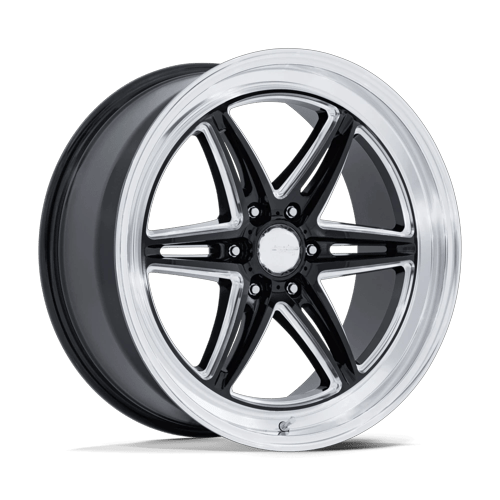 American Racing Ar953 Groove 6 Drag 20X9.5 +25 Gloss Black Milled W/ Dc Lip