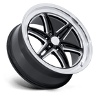 American Racing Ar953 Groove 6 Drag 17X10 +38 Gloss Black Milled W/ Dc Lip