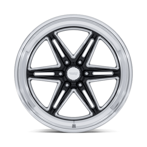 American Racing Ar953 Groove 6 Drag 17X10 +38 Gloss Black Milled W/ Dc Lip