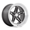 American Racing Vintage Vn514 Groove 20X8.5 +6 Anthracite W/ Diamond Cut Lip