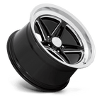 American Racing Vintage Vn514 Groove 20X8.5 +6 Gloss Black W/ Diamond Cut Lip