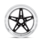 American Racing Vintage Vn514 Groove 20X8.5 +6 Gloss Black W/ Diamond Cut Lip