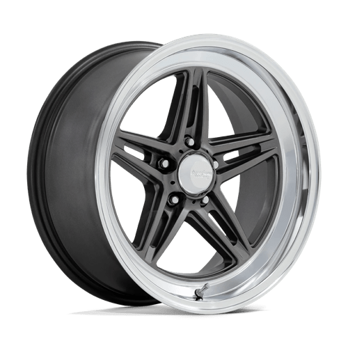 American Racing Vintage Vn514 Groove 20X10 -20 Anthracite W/ Diamond Cut Lip