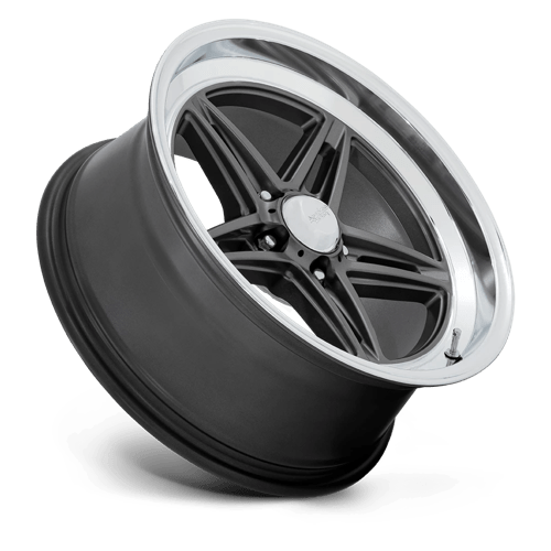 American Racing Vintage Vn514 Groove 20X10 -20 Anthracite W/ Diamond Cut Lip
