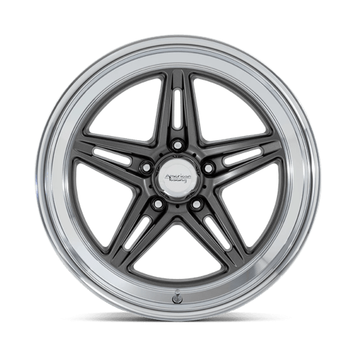 American Racing Vintage Vn514 Groove 20X10 -20 Anthracite W/ Diamond Cut Lip