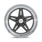 American Racing Vintage Vn514 Groove 20X8.5 +6 Anthracite W/ Diamond Cut Lip