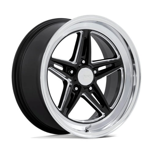 American Racing Vintage Vn514 Groove 20X8.5 +6 Gloss Black W/ Diamond Cut Lip
