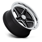 American Racing Vintage Vn514 Groove 20X8.5 +6 Gloss Black W/ Diamond Cut Lip