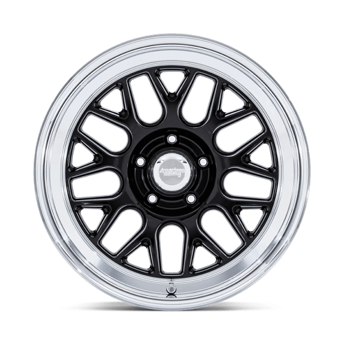 American Racing Vintage Vn516 G-Force 18X7 +0 Gloss Black W/ Dc-Lip