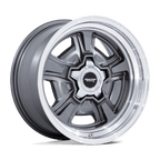 American Racing Vintage Vn517 Marauder 18X8 +0 Anthracite W/ Diamond Cut Lip