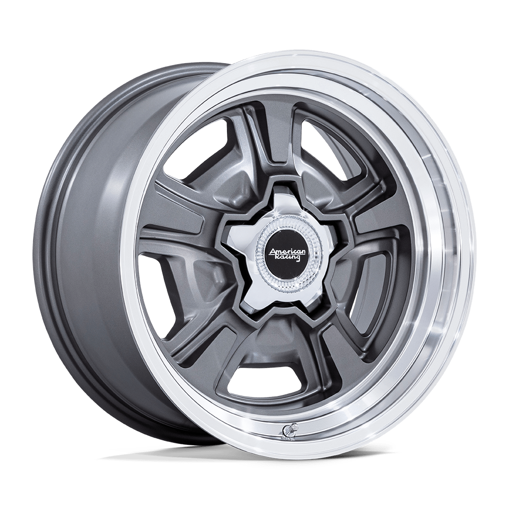 American Racing Vintage Vn517 Marauder 20X10 +6 Anthracite W/ Diamond Cut Lip