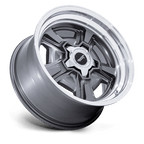 American Racing Vintage Vn517 Marauder 22X9 +6 Anthracite W/ Diamond Cut Lip