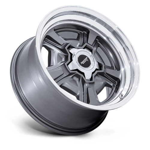 American Racing Vintage Vn517 Marauder 18X8 +0 Anthracite W/ Diamond Cut Lip