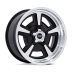 American Racing Vintage Vn517 Marauder 22X10 +6 Gloss Black Mch W/ Dia-Cut Lip