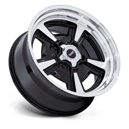 American Racing Vintage Vn517 Marauder 18X9 +0 Gloss Black Mch W/ Dia-Cut Lip