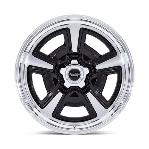 American Racing Vintage Vn517 Marauder 20X10 +6 Gloss Black Mch W/ Dia-Cut Lip