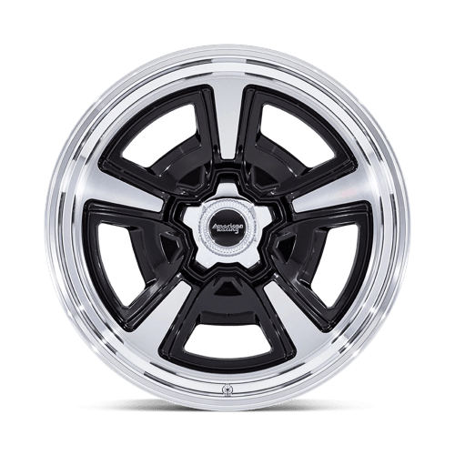 American Racing Vintage Vn517 Marauder 22X10 +6 Gloss Black Mch W/ Dia-Cut Lip