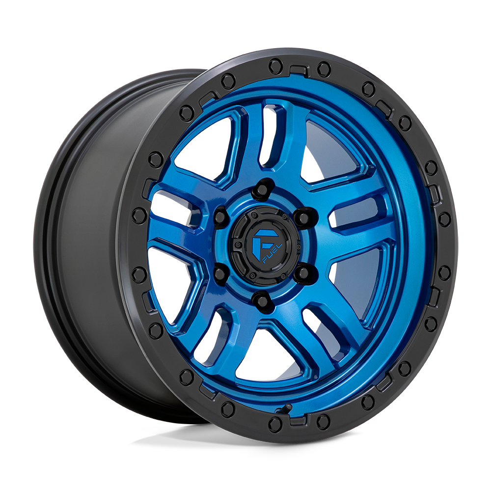 Fuel 1Pc D790 Ammo 20X10 -18 Blue W/ Black Lip