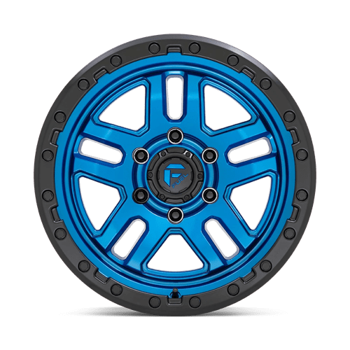 Fuel 1Pc D790 Ammo 20X10 -18 Blue W/ Black Lip