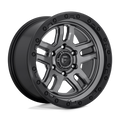 Fuel 1Pc D701 Ammo 18X9 +20 Matte Gunmetal Black Bead Ring