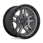Fuel 1Pc D701 Ammo 18X9 -12 Matte Gunmetal Black Bead Ring