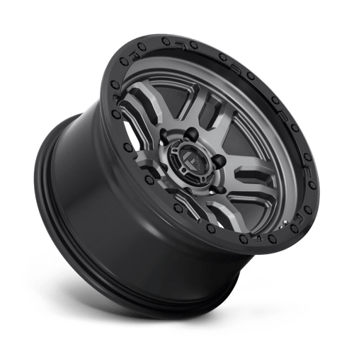 Fuel 1Pc D701 Ammo 18X9 +20 Matte Gunmetal Black Bead Ring