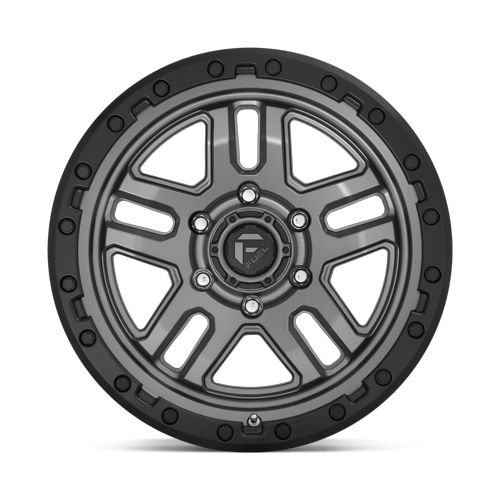 Fuel 1Pc D701 Ammo 20X10 -18 Matte Gunmetal Black Bead Ring