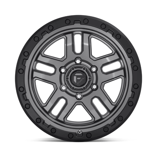 Fuel 1Pc D701 Ammo 18X9 -12 Matte Gunmetal Black Bead Ring
