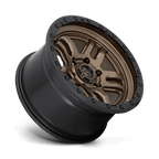 Fuel 1Pc D702 Ammo 18X9 +1 Matte Bronze Black Bead Ring