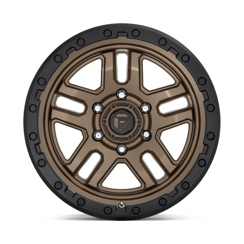 Fuel 1Pc D702 Ammo 17X9 +1 Matte Bronze Black Bead Ring