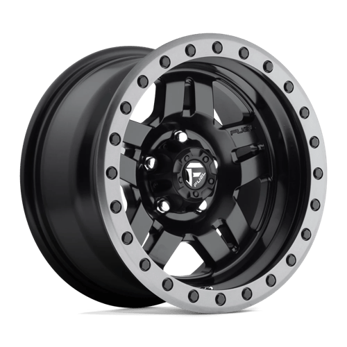 Fuel 1Pc D557 Anza 15X8 -18 Matte Black Gun Metal Ring
