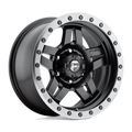 Fuel 1Pc D557 Anza 15X10 -43 Matte Black Gun Metal Ring