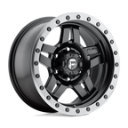 Fuel 1Pc D557 Anza 18X8 +27 Matte Black Gun Metal Ring