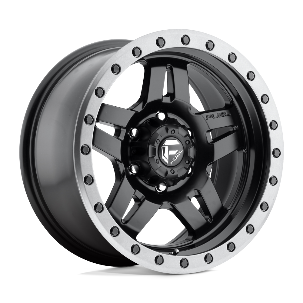 Fuel 1Pc D557 Anza 18X9 +1 Matte Black Gun Metal Ring
