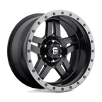 Fuel 1Pc D557 Anza 20X10 -18 Matte Black Gun Metal Ring