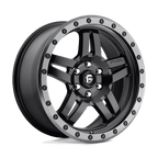 Fuel 1Pc D557 Anza 18X8 +27 Matte Black Gun Metal Ring