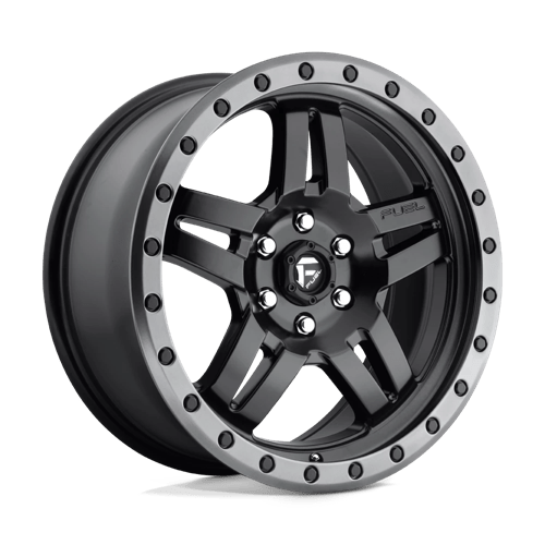 Fuel 1Pc D557 Anza 18X8 +27 Matte Black Gun Metal Ring