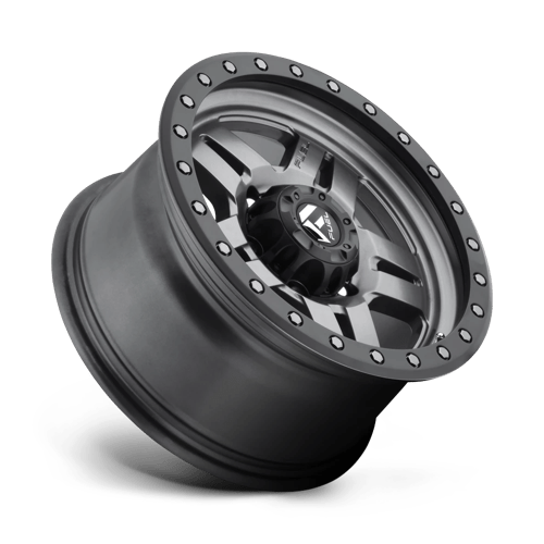 Fuel 1Pc D558 Anza 16X8 +1 Matte Gunmetal Black Bead Ring