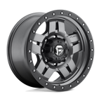 Fuel 1Pc D558 Anza 20X9 +19 Matte Gunmetal Black Bead Ring