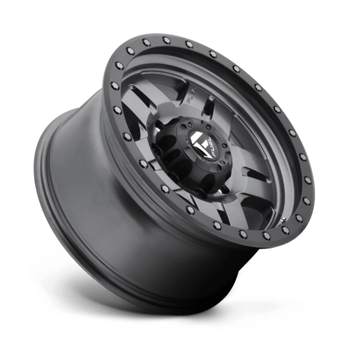 Fuel 1Pc D558 Anza 15X8 -18 Matte Gunmetal Black Bead Ring