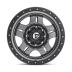 Fuel 1Pc D558 Anza 20X10 -18 Matte Gunmetal Black Bead Ring