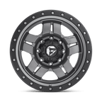 Fuel 1Pc D558 Anza 16X8 -10 Matte Gunmetal Black Bead Ring