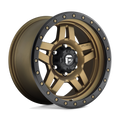 Fuel 1Pc D583 Anza 18X9 +20 Matte Bronze Black Bead Ring