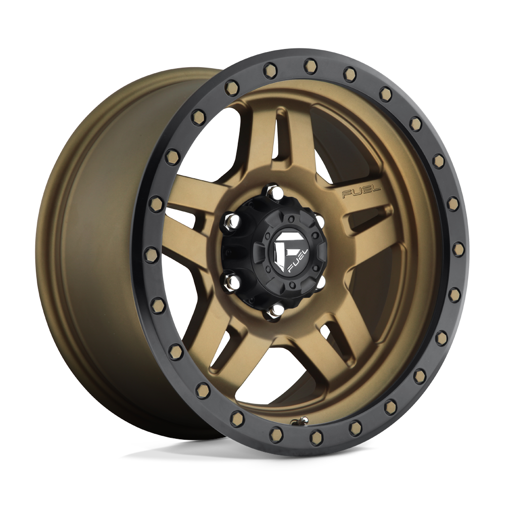 Fuel 1Pc D583 Anza 18X9 +20 Matte Bronze Black Bead Ring