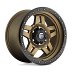 Fuel 1Pc D583 Anza 17X8.5 -6 Matte Bronze Black Bead Ring