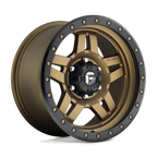 Fuel 1Pc D583 Anza 16X8 +1 Matte Bronze Black Bead Ring