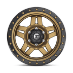 Fuel 1Pc D583 Anza 17X8.5 -6 Matte Bronze Black Bead Ring