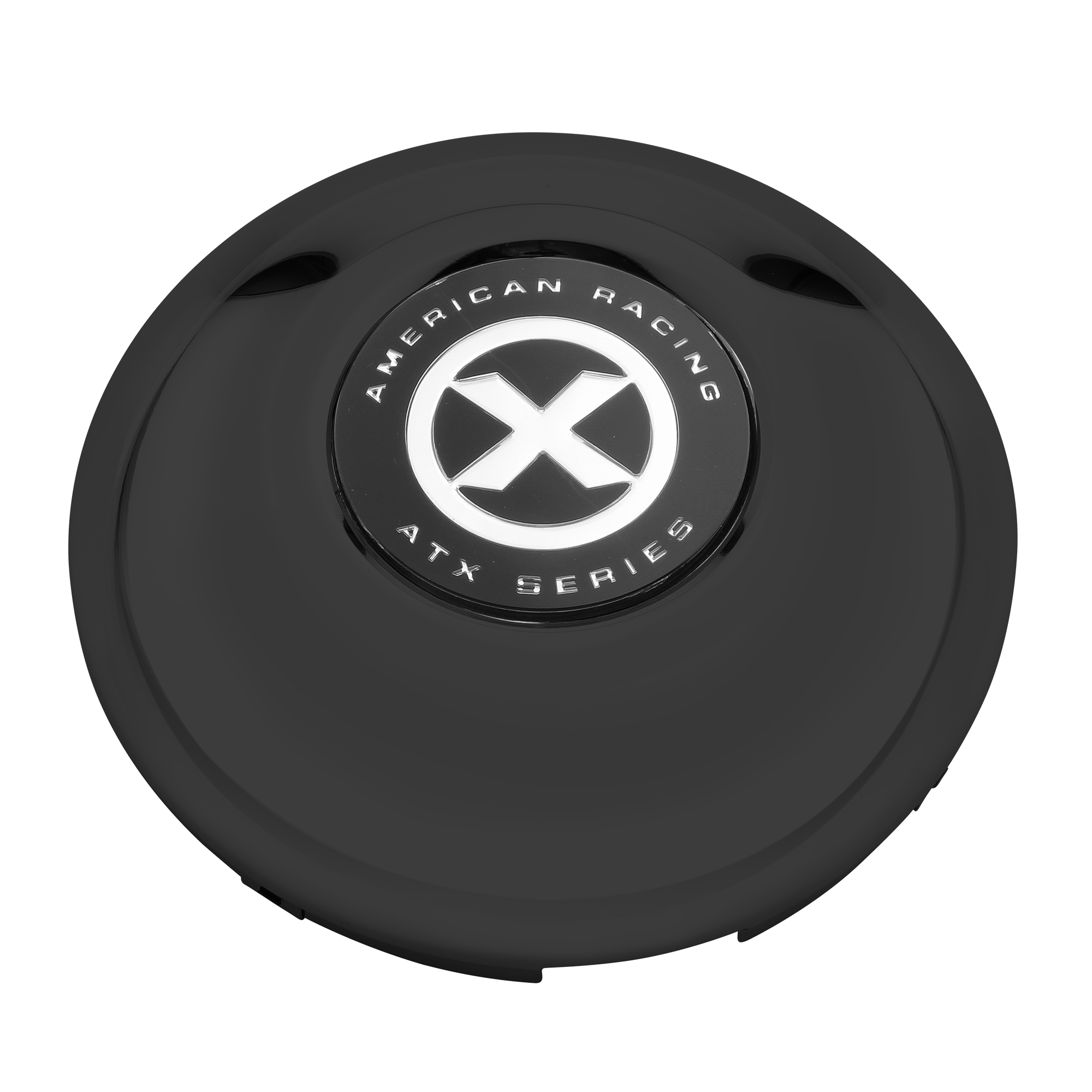 Atx Front Snap In 4 Tab Cap Black
