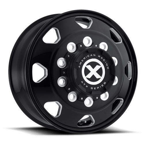 Atx Ao401 Octane 22.5X8.25 +144 Satin Black Milled