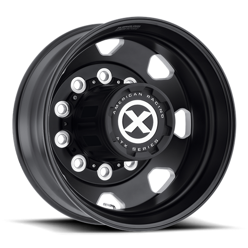 Atx Ao401 Octane 22.5X8.25 -168 Satin Black Milled